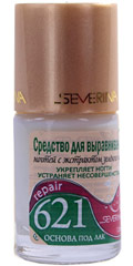 № 621 Средство для выравнивания ногтей с экстрактом зеленого чая Base coat 12 ml