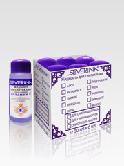 Упаковка жидкостей для снятия лака «Витамин Е» 80 ml х 6 шт.