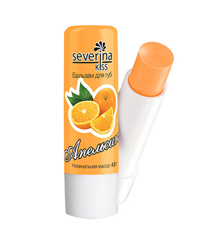 Бальзам для губ без упаковки «Апельсин» Severina Kiss