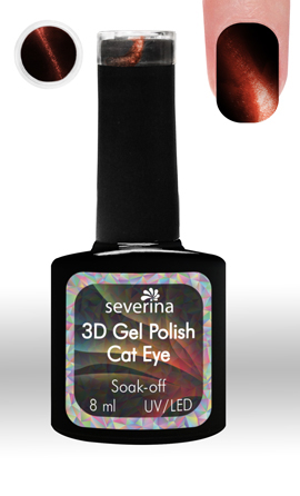 Магнитный гель-лак 3D gel Polish cat eye арт. 04