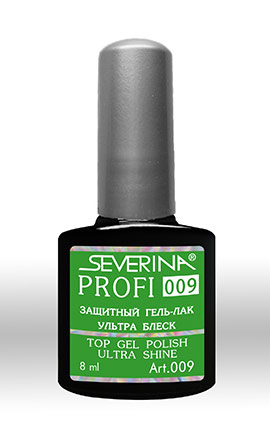 Ultra shine Top Gel Polish Защитный гель-лак, ультра блеск Profi арт. 009
