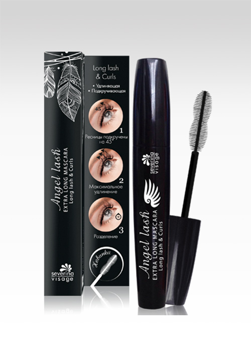 Тушь для ресниц удлиняющая, подкручивающая Angel Lash Extra Long Mascara Long lash & Curls в индивидуальной упаковке
