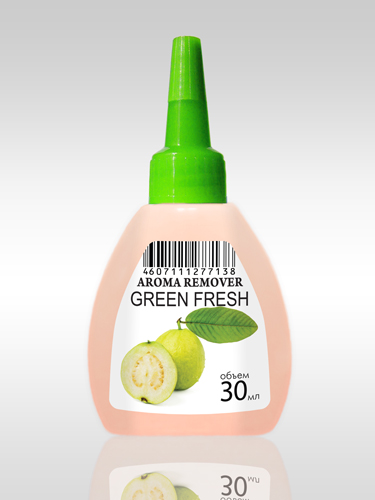 Жидкость для снятия лака Green Fresh - с маслами тропических фруктов 30 мл