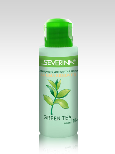 Жидкость для снятия лака Green Tea - с маслом чайного дерева 110 мл