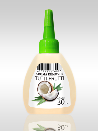 Жидкость для снятия лака Tutti-Frutti - с кокосовым маслом 30 мл